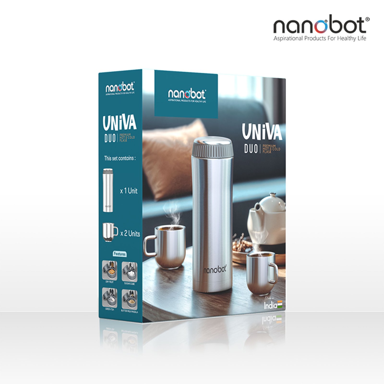 nanobot 3D Design & Packaging Showcase by Spartan Branding Studio