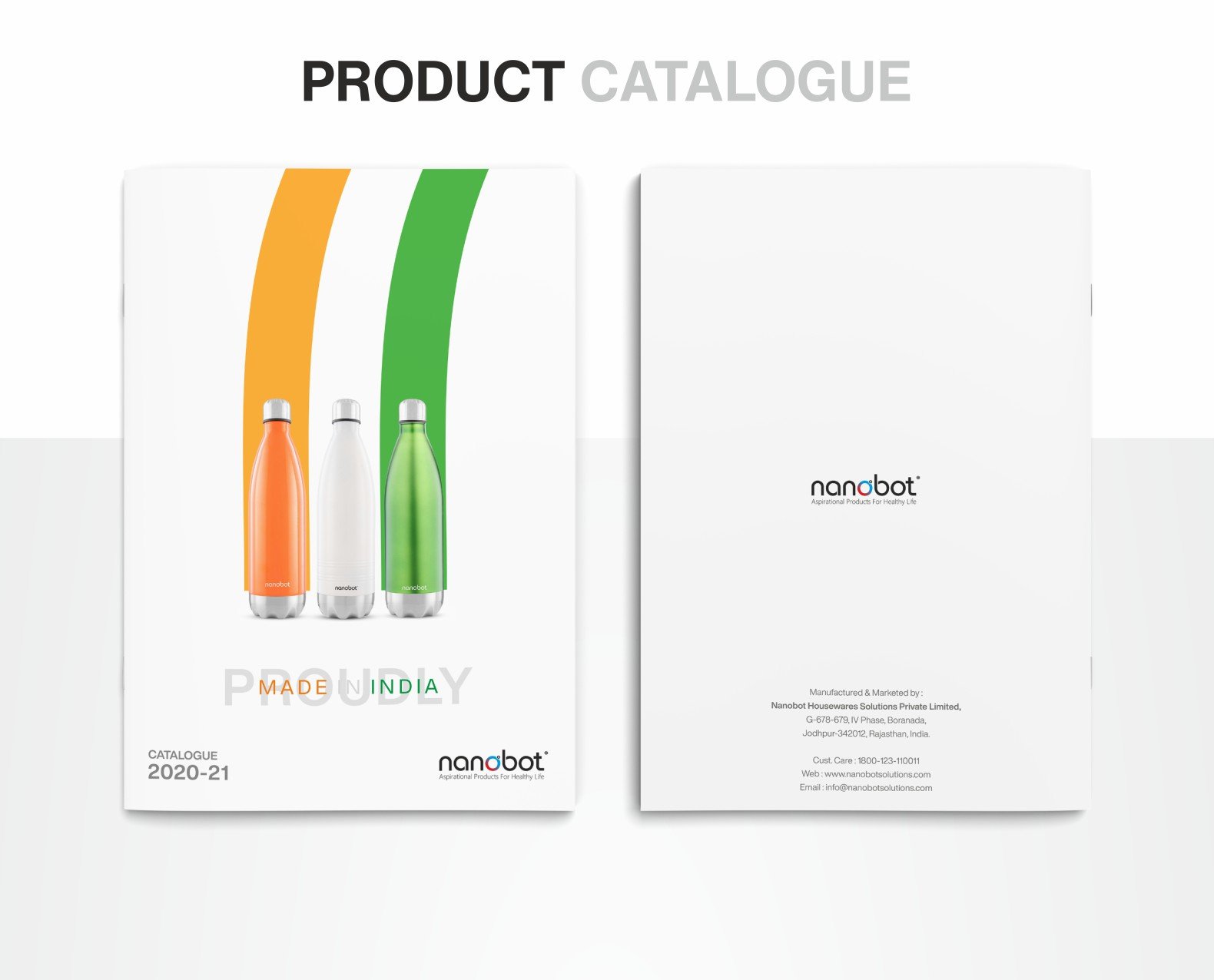 Nanobot Packaging and Catalogue - Spartan Branding